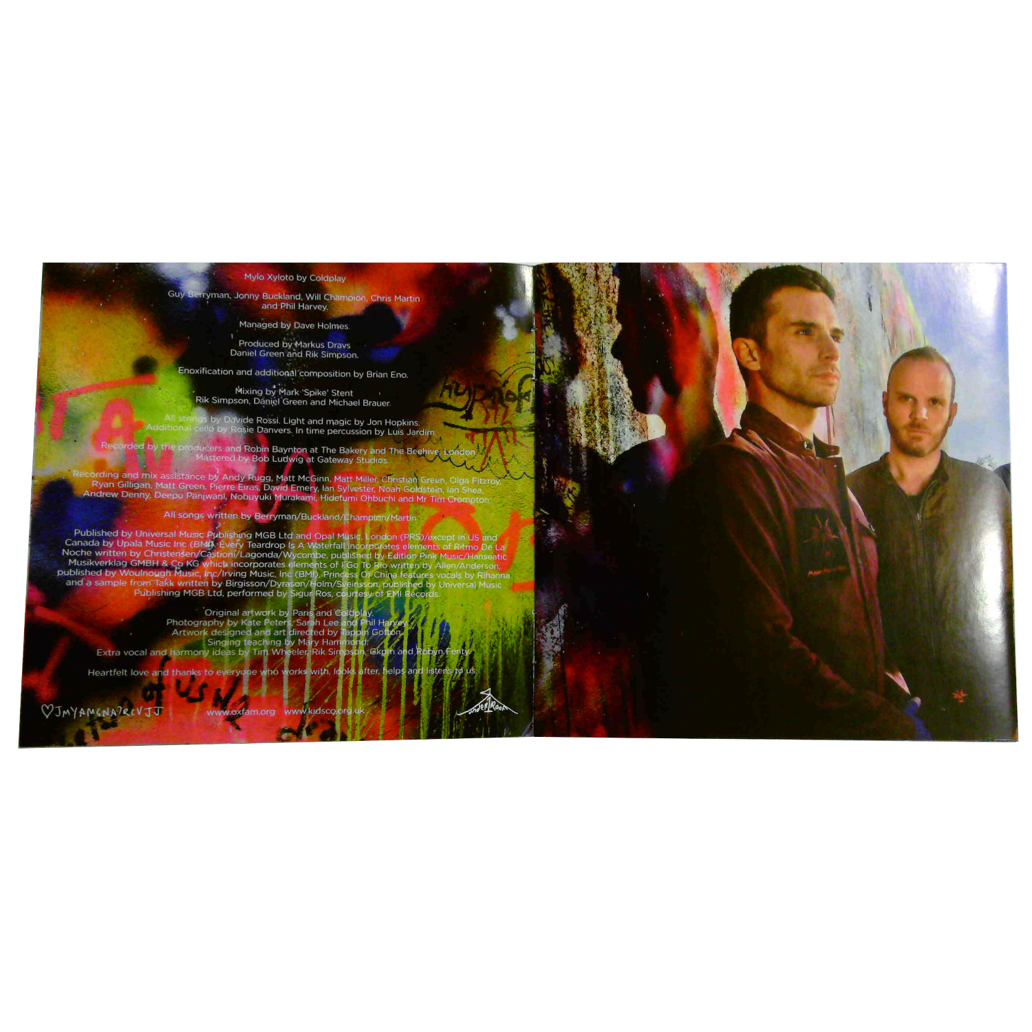 Inlay 2 Picture of CD - Coldplay - Mylo Xyloto